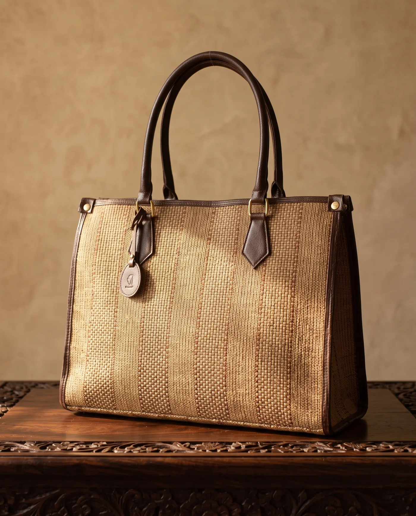 Tote - Plain Natural Jute